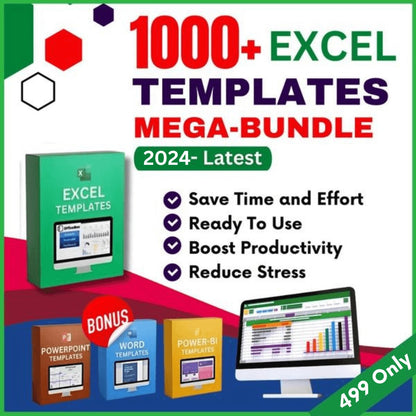 1200+ Ready-to-Use Excel Sheet Templates With Reselling Rights (Instant Access Within 30 Seconds)